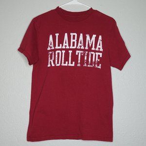 Alabama Roll Tide T-Shirt Unisex Mens Small Maroon
